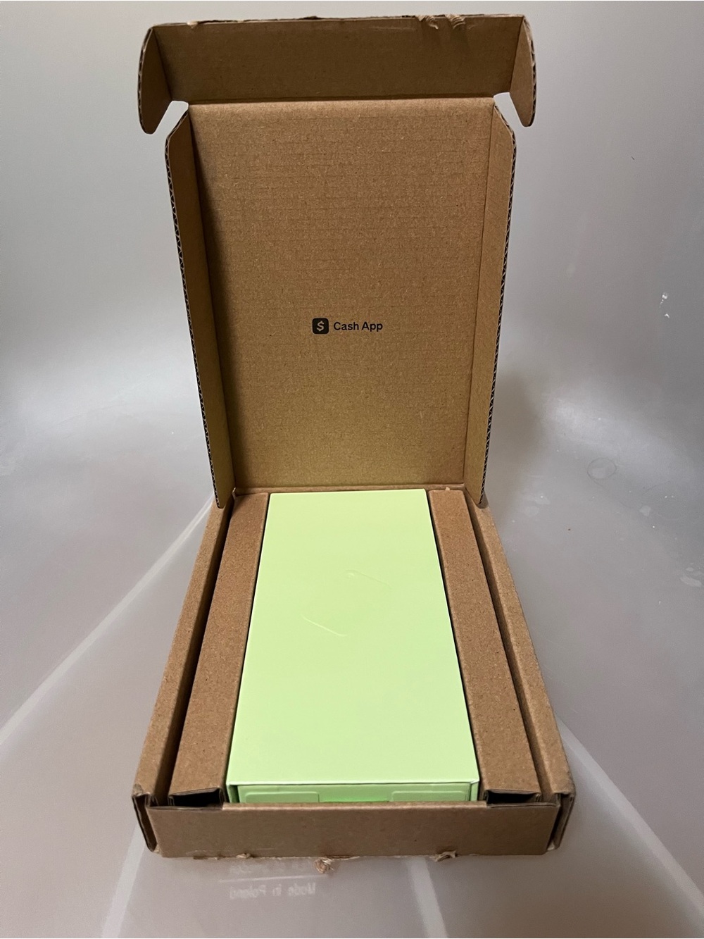 First edition Cash App tap to pay mini card green